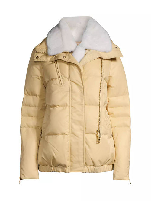 Camden Shearling-Lined Padded...