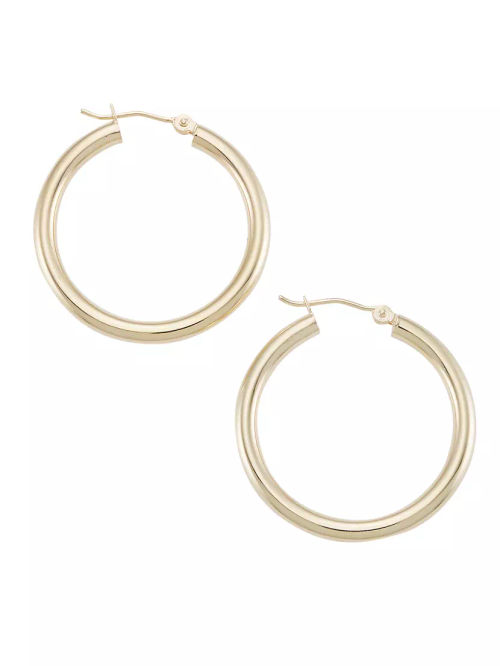 14K Gold Hoop Earrings