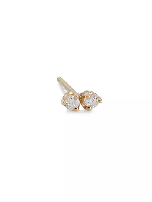 Prong Diamonds 14K Gold &...