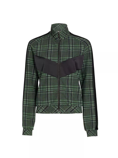 Utako Plaid Zip-Up Jacket