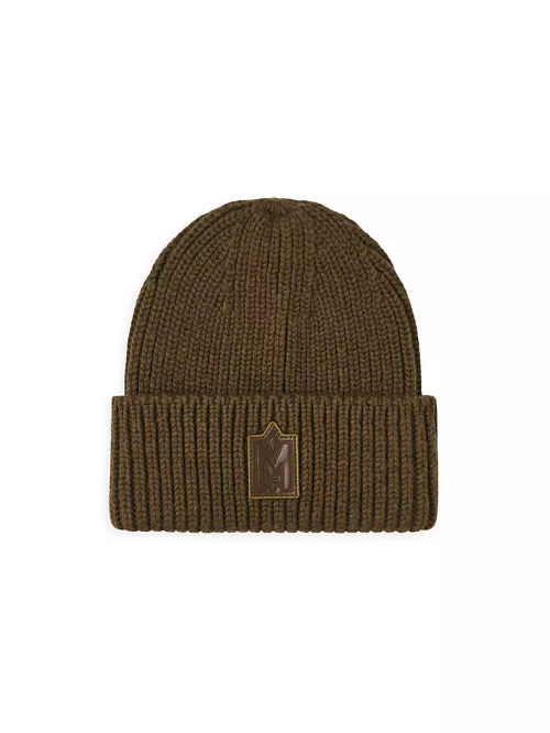 Cuffed Logo-Patch Beanie