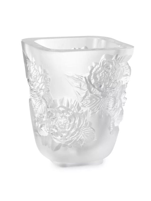 Pivoines Small Crystal Vase