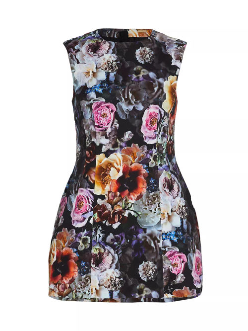 Floral Flared Sheath Dress