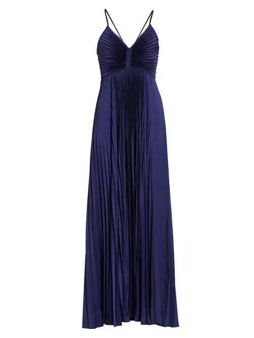 Aries Pleated Gown