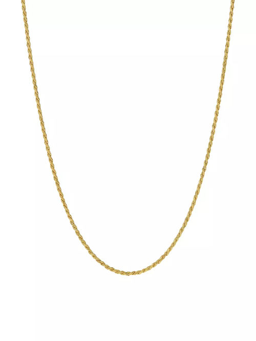 Goldplated Rope Chain Necklace