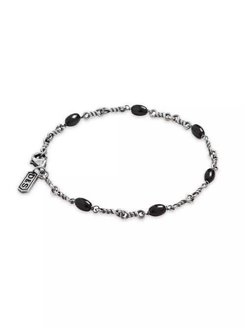 Sterling Silver & Black Onyx...