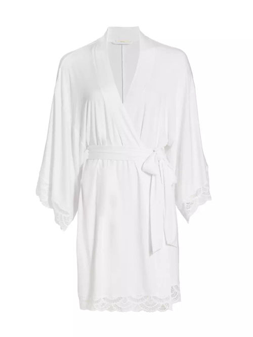 Mariana Modal Lace-Trim Robe