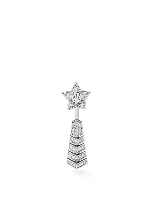 Comète Chevron Single Earring