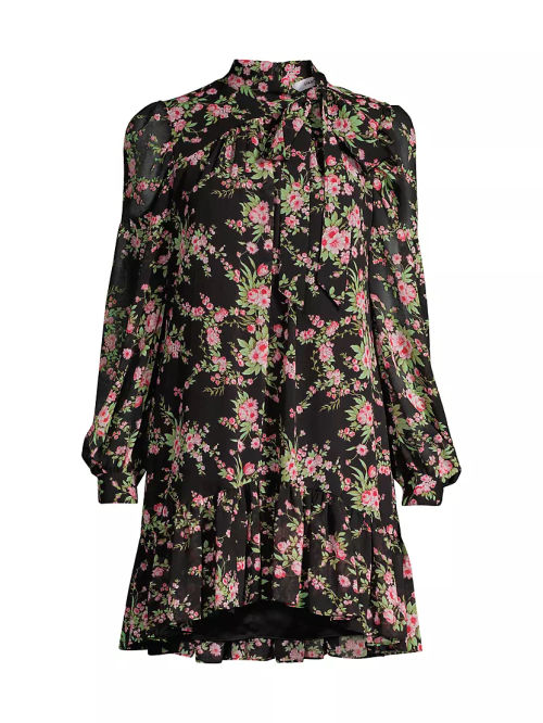 Clarita Floral Shift Minidress