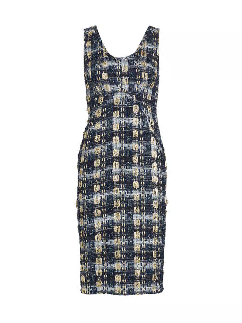 The Blue's Tweed Sheath Dress