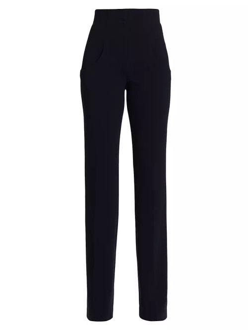 Flared High-Waisted Pants