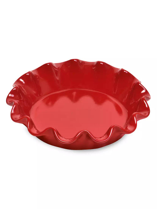 Ceramic Ruffled Pie Dish