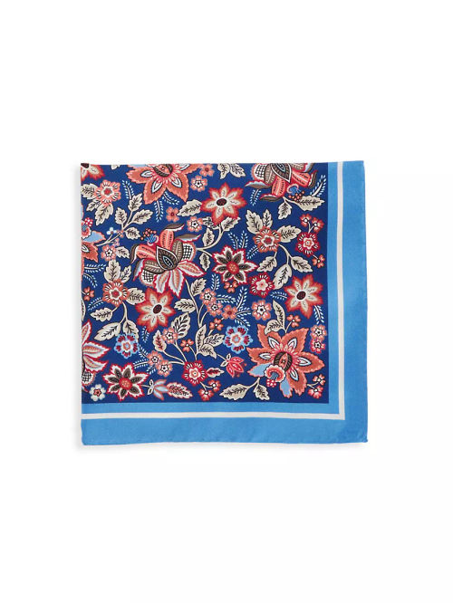 Silk Floral Pocket Square