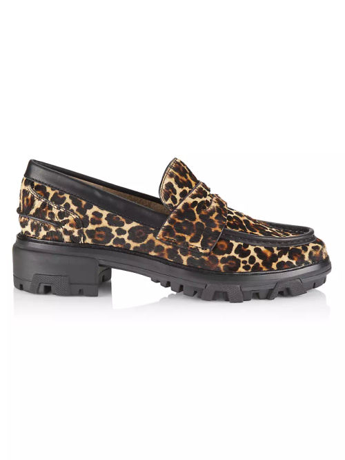 Shiloh Leopard-Print Calf...