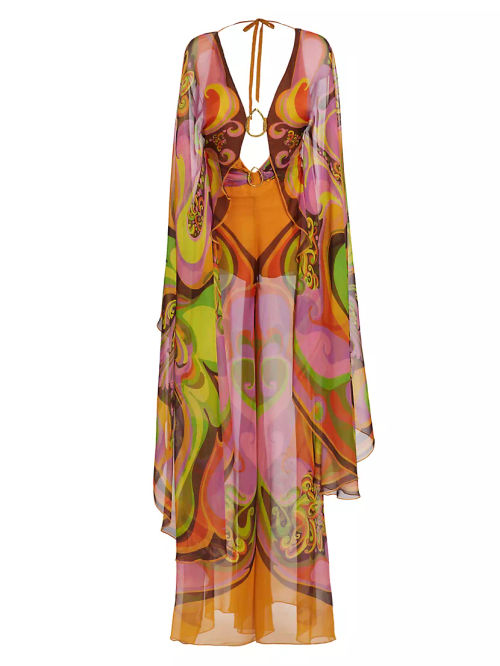 Psychadelic Chiffon Jumpsuit