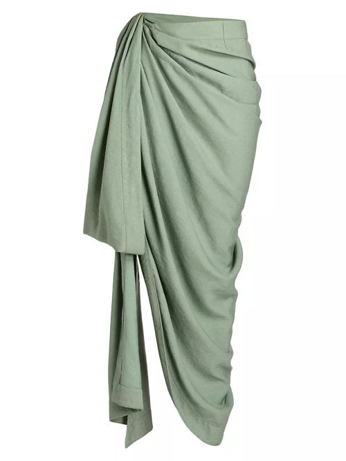 Abanada Draped Maxi Skirt