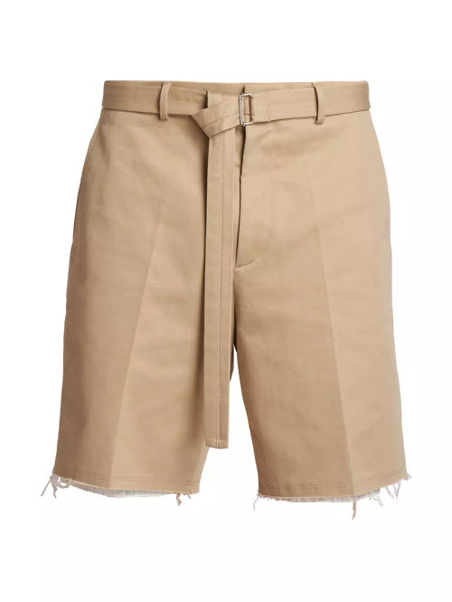 Tailored Raw-Hem Shorts