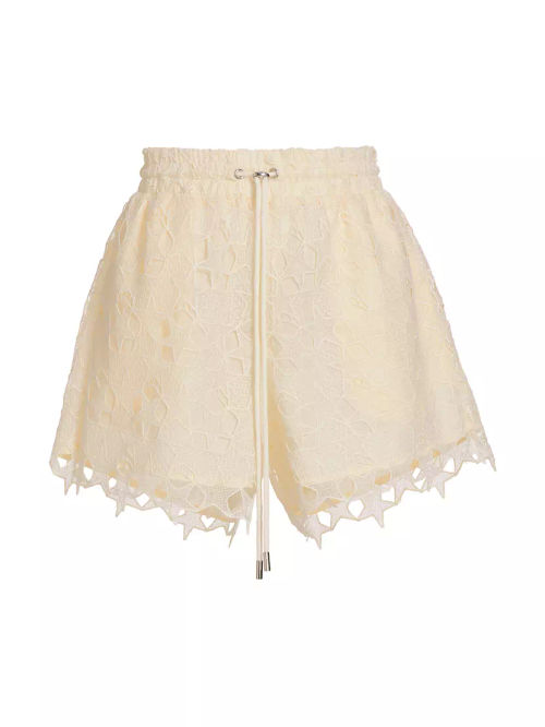 Star Lace Drawstring Shorts