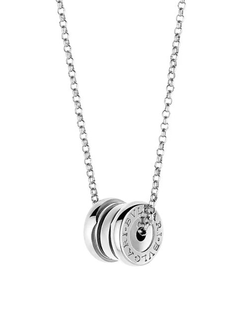 B.zero1 18K White Gold Spiral...