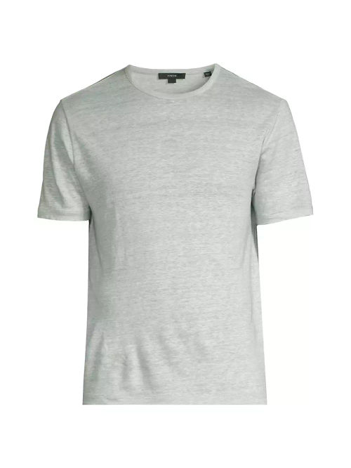 Linen Crewneck T-Shirt