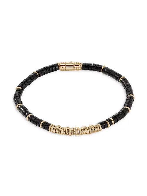 Thailand 14K Gold & Black...