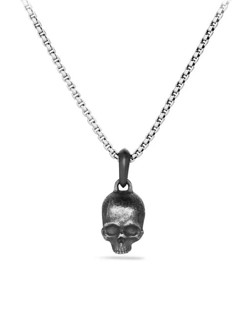 Sterling Silver Waves Skull...