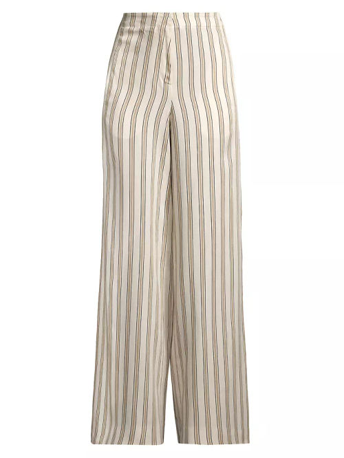 Pastis Striped Wide-Leg Pants