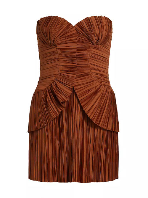 Charlique Pleated Minidress