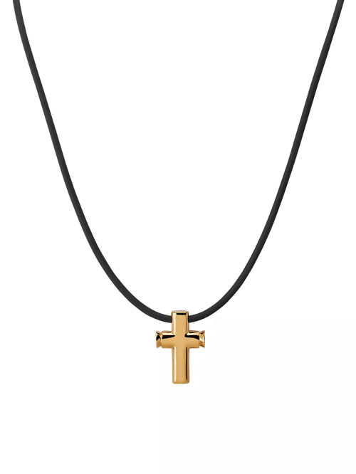 Épico 18K Gold Cross Pendant