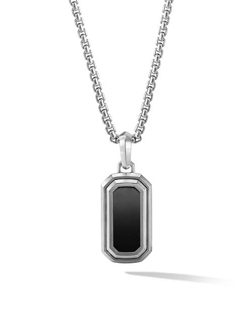 Deco Amulet with Black Onyx