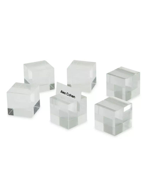 Lucite 6-Piece Place Card...