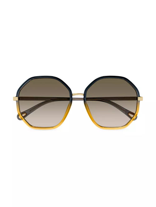 59MM Geometrical Sunglasses