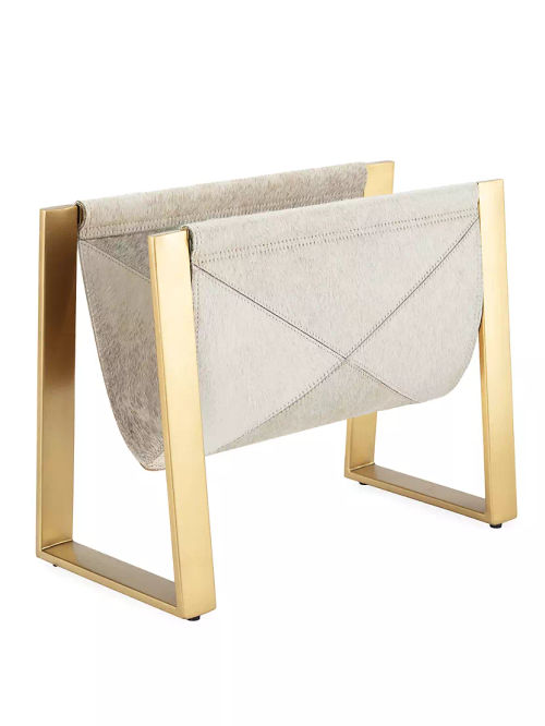 Andres Pony Hair Magazine Rack