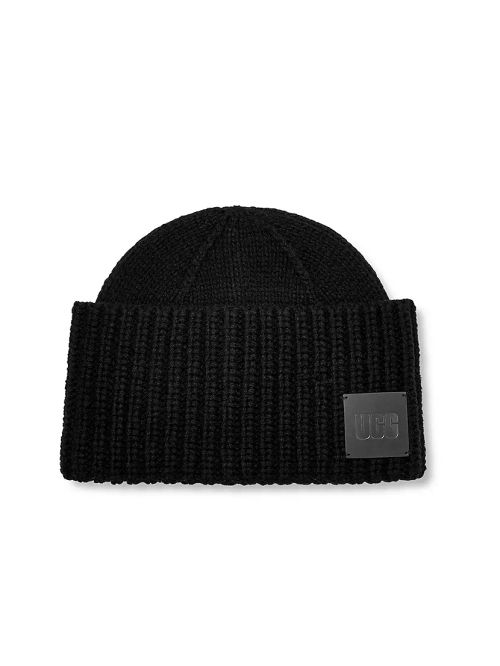 Cuffed Wool-Blend Beanie