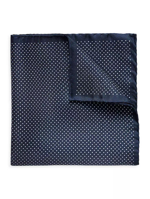 Polka Dot Pocket Square