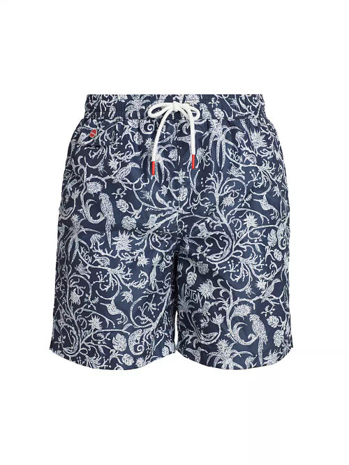 Graphic Swim Trunks