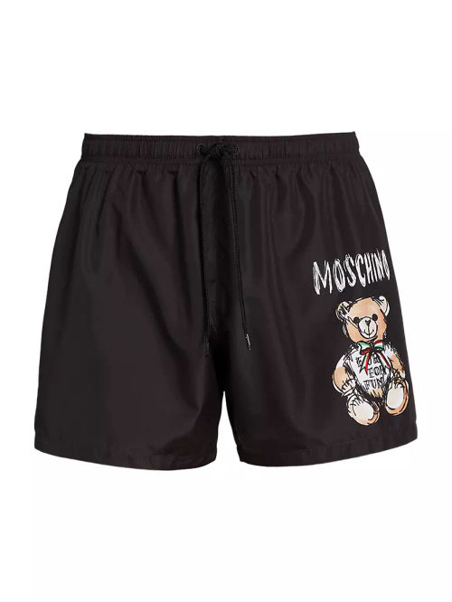 Teddy Bear Logo Swim Trunks