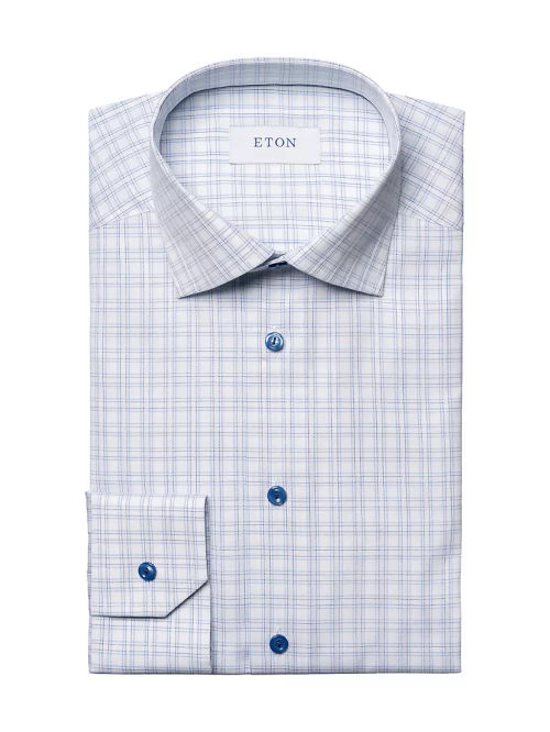 Slim-Fit Checked Shirt