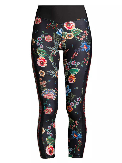 Ardell Floral Cropped Leggings