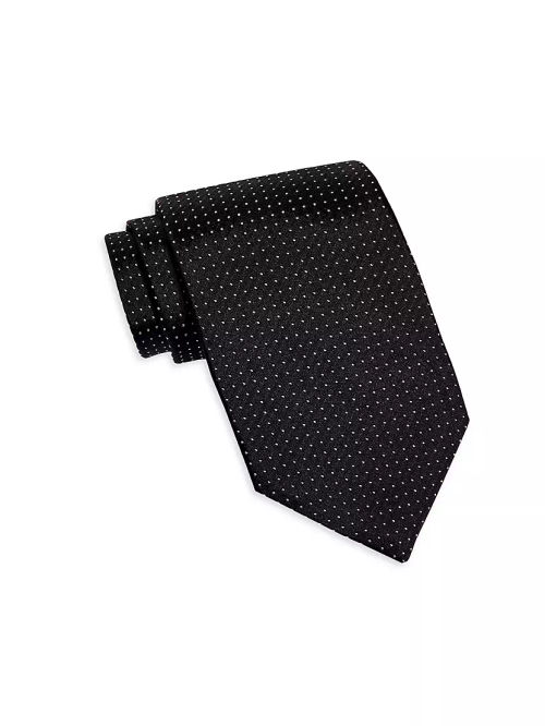 Dotted Silk Tie