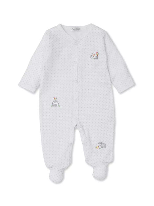 Baby's Farm Embroidered Polka...