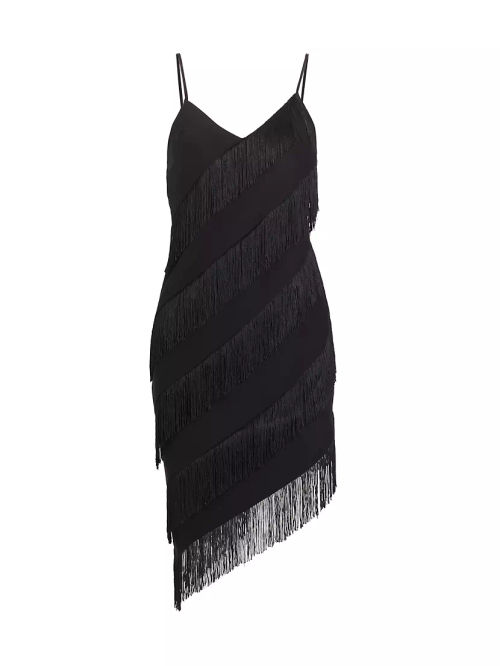 Belladonna Fringed Asymmetric...