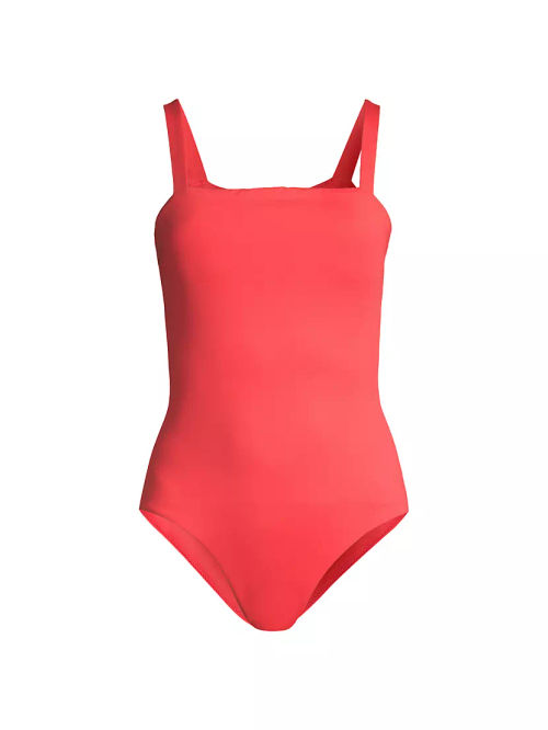 Squareneck One-Piece Swimsuit