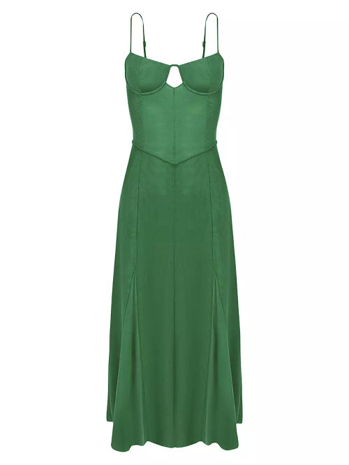 Leona Bustier Hardware Maxi Dress | £337.63 | Mirror Online