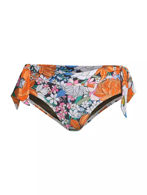 Floral Side-Tie Bikini Bottom