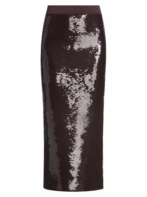 Joan Sequined Pencil Skirt