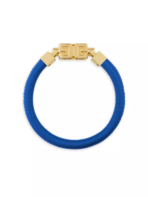 G Cube Bracelet In Leather...