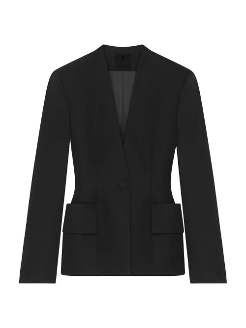 Fitted Jacket In Wool