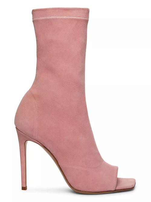 Amanda 105MM Suede Peep-Toe...