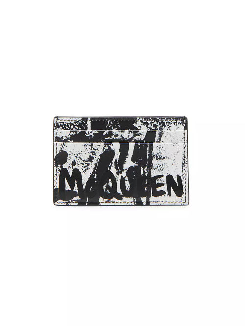 Logo Graffiti Leather Card...